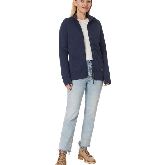 L.L.Bean Quilted Full Zip jacket  size S - Picture 4 of 6